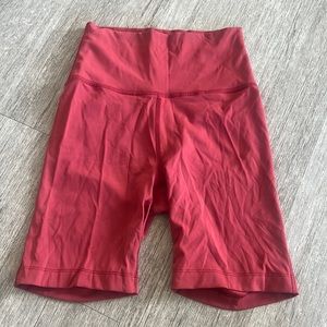 outdoor voices bike short red